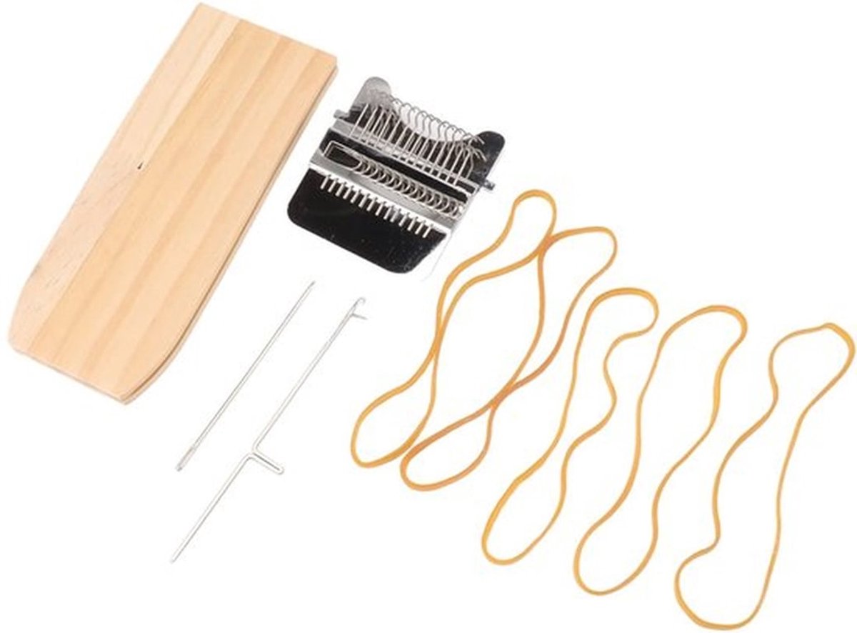 Mini Weefgetouw Machine met 14 Haken voor DIY Ambachten