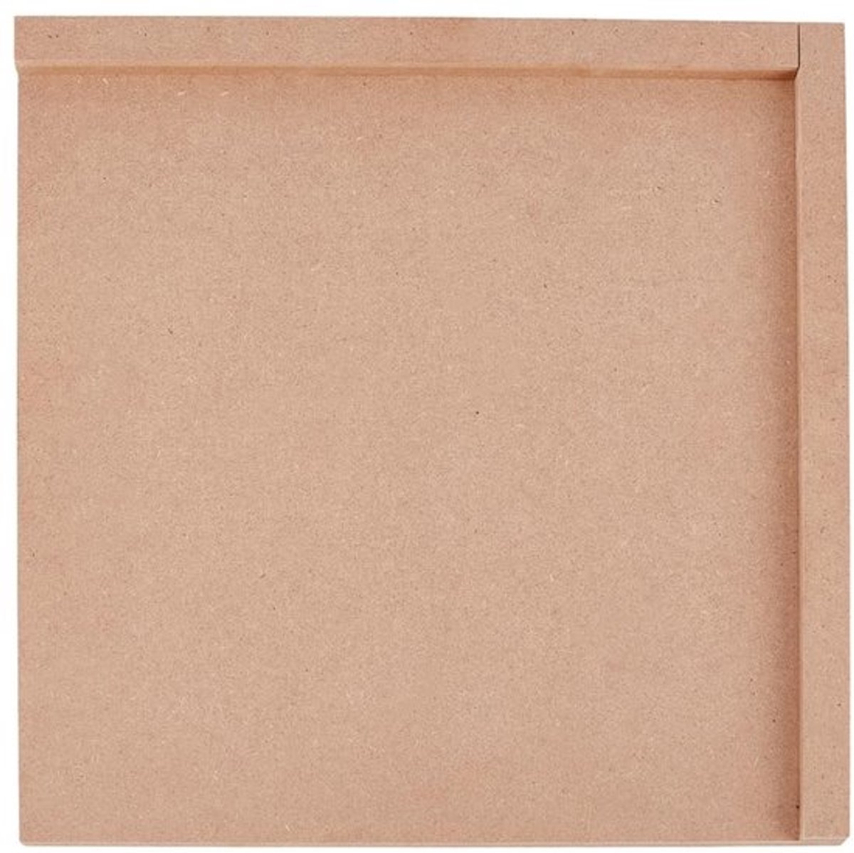 MDF Plaat Hittebestendig - 269x269mm - 15mm Dikte - Sterk/Duurzaam - Blank Oppervlak - Geschikt voor Projecten - Houten Plaat
