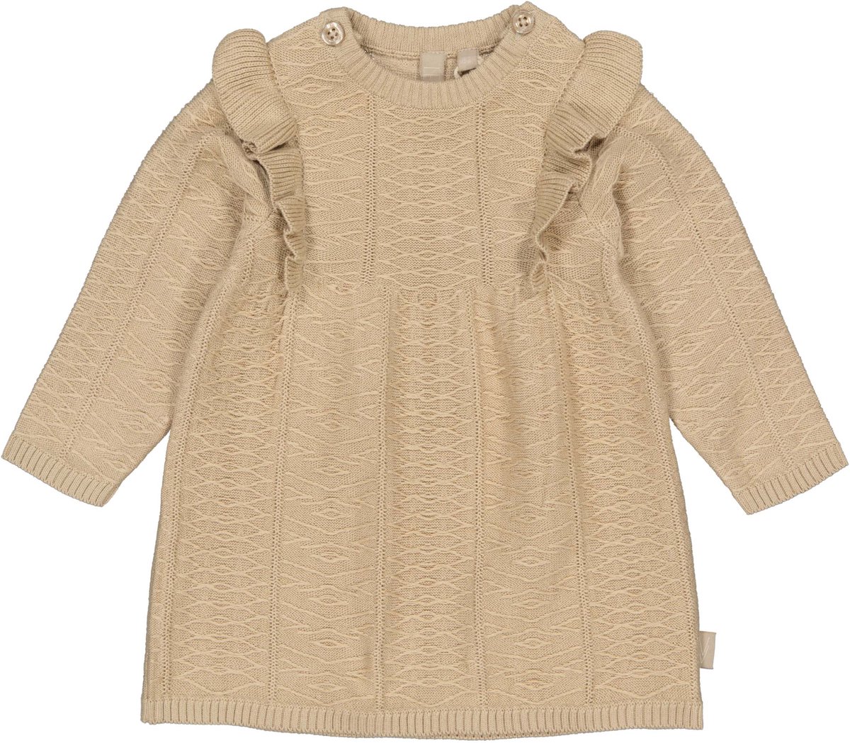 Levv Baby Jurk Nali Beige Fijn gebreid maat 62