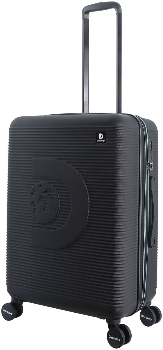 Discovery Eclipse Harde Koffer / Trolley / Reiskoffer - Medium - 68+7 Liters - Anthraciet - Antraciet / Medium