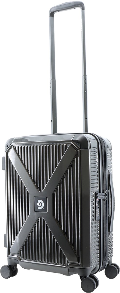 Discovery Crossroad Handbagage harde koffer / Trolley / Reiskoffer Small | Zwart - Zwart / Small