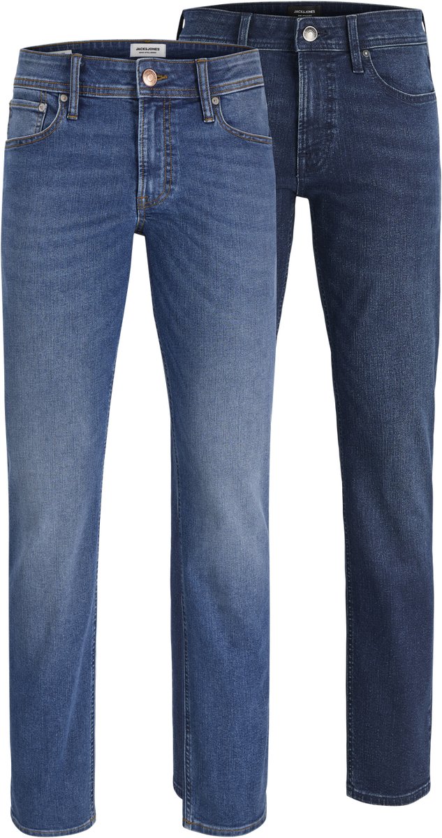 JACK & JONES- JJICLARK JJORIGINAL SQ 260/223 2PK MP - Heren - Jeans
