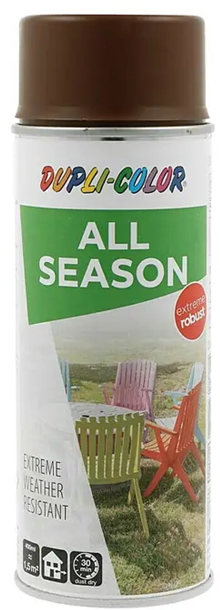 Duplicolor All Season - Acryl Spuitlak - Deep black 9005