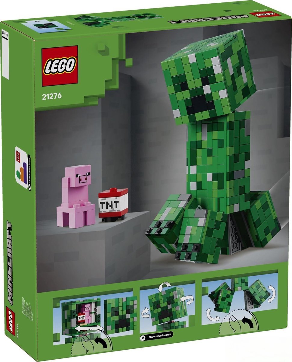 LEGO Minecraft De Creeper Actiefiguur Bouwpakket - 21276 — afbeelding 8