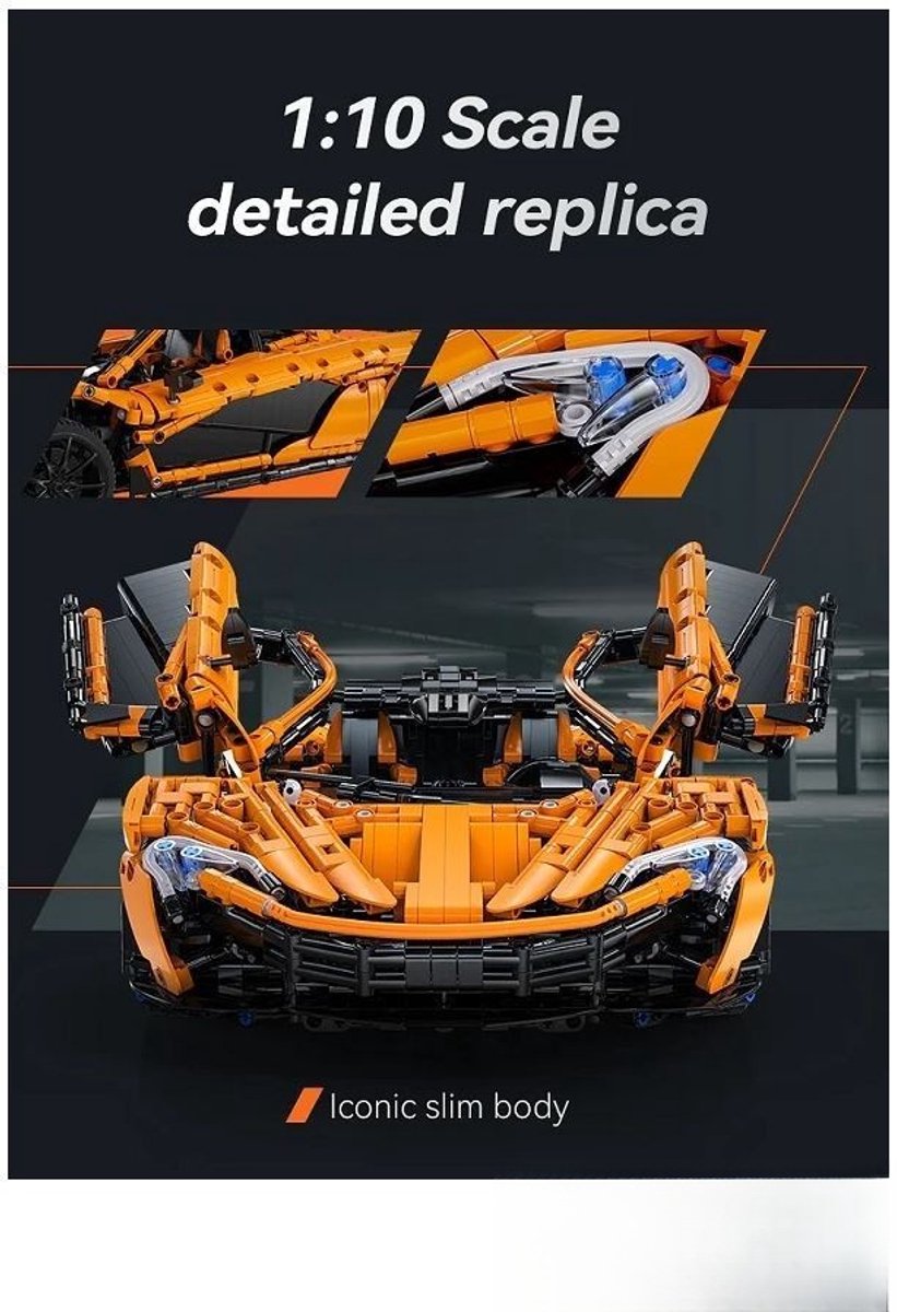 CadaBricks C61513W Assassin XR mega bouwset | City fast champions adventure | Creator and classic motor bouwpakket | Technic speelgoed ideas voor volwassenen | Icons furious speed f1 auto geschikt voor Lego | Technische bouwdoos met 3617 bloks — afbeelding 15
