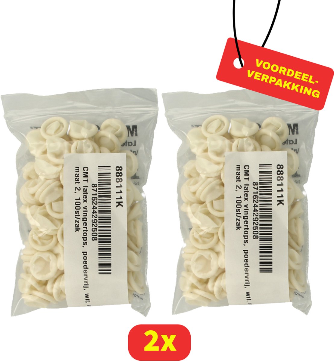 Med Comfort - Vingercondoom - 2x 100 Stuks - Voordeelverpakking!