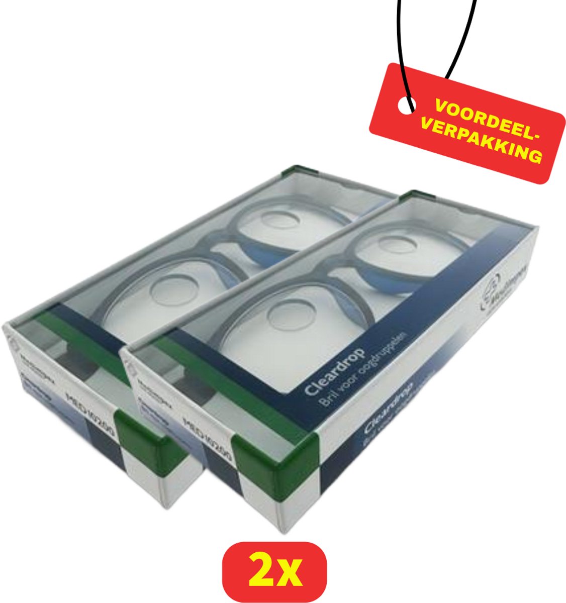Cleardrop druppelbril - 1 gat - 2x - Voordeelverpakking!