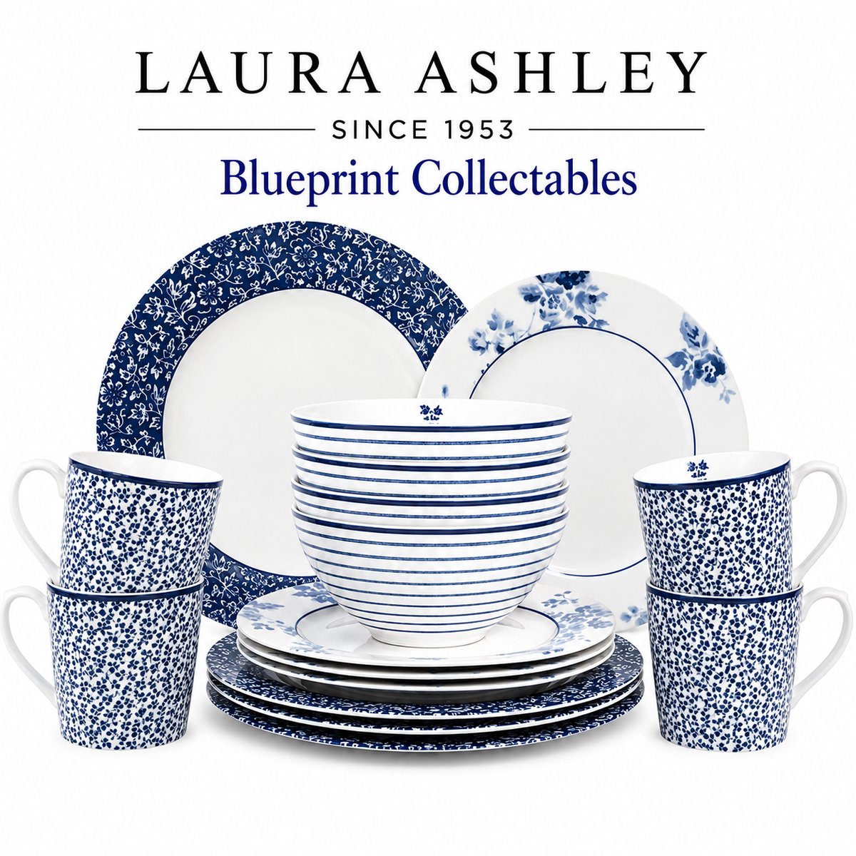 Laura Ashley dinerset Blueprint Collectables (16-delig)