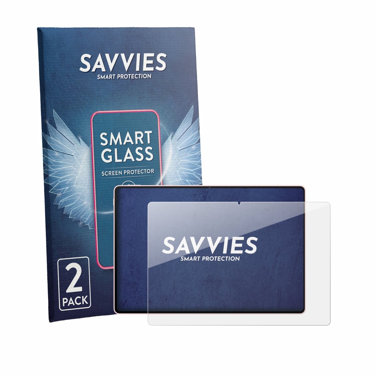 2 Stuks Savvies Screenprotector - geschikt voor Huawei MatePad Air 2026 - beschermfolie glas transparant