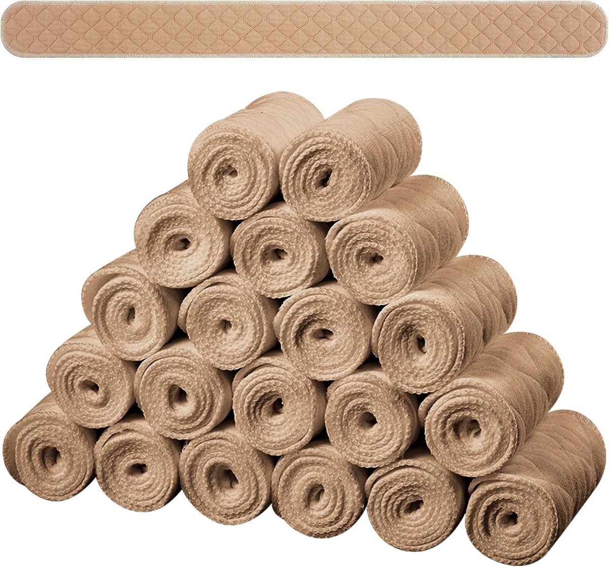 10 Stuks Katoenen Bh Liners - Rechthoekige Onder-Bh Pads met 3 Lagen voor Zweetbescherming en Comfort voor Vrouwen