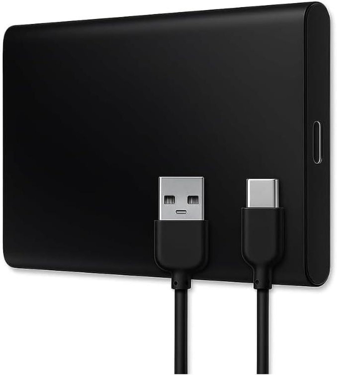 Externe Harde Schijf - Draagbare SSD - Data Opslag - Schokbestendig Ontwerp - 1 Terabyte - Zwart