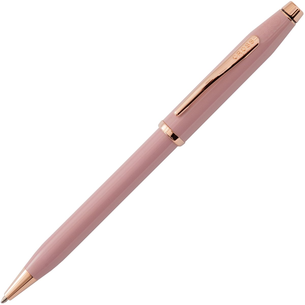 SnelShoppen - Cross Century II balpen met premium geschenkdoos - Smoky Pink/Roségoud - Zwarte schrijfkleur - Perfect voor kantoor, cadeau, schrijven e