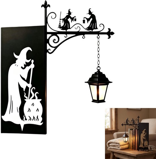 Foto: Metalen boekensteun boekenplanklamp leeslamp retro boekenplanklamp vintage decoratieve lamp hangende boekenplanklamp verlichting in bibliotheekstijl warm led licht een cadeau voor boekenliefhebbers uniek uiterlijk zwart