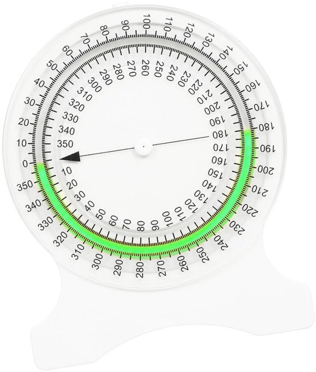 Hellingsmeter Professioneel - Goniometer - Bewegingsbereik - Meetinstrument - Bubbelontwerp - Fysiotherapie