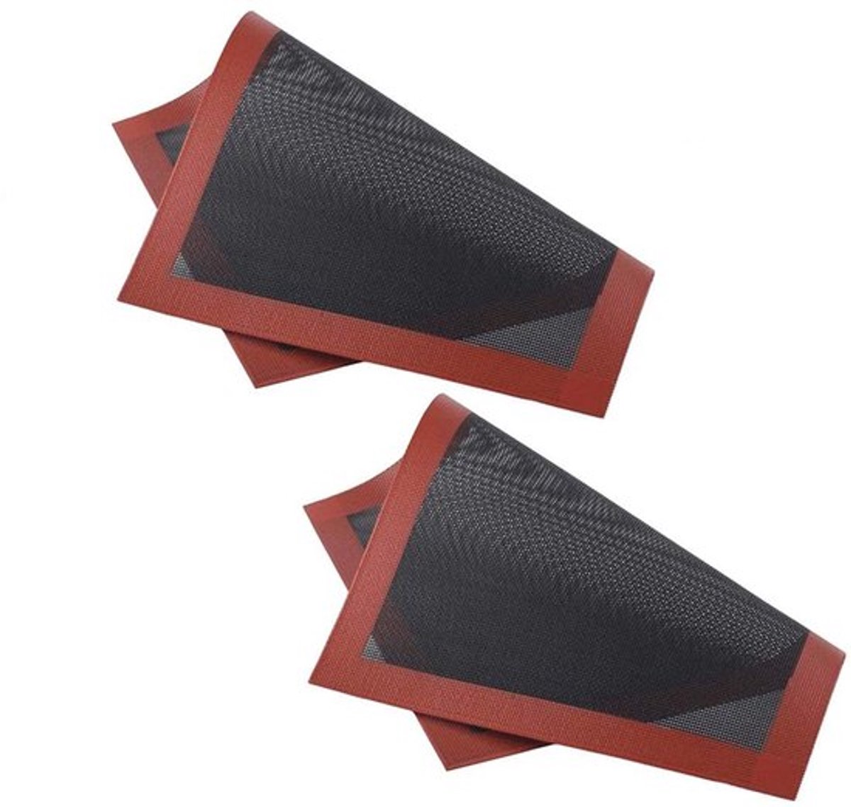 Bakmat siliconen - Antiaanbakfolie - Herbruikbaar - 2 stuks - Eenvoudig te reinigen - Geschikt voor oven/magnetron - Bakfolie