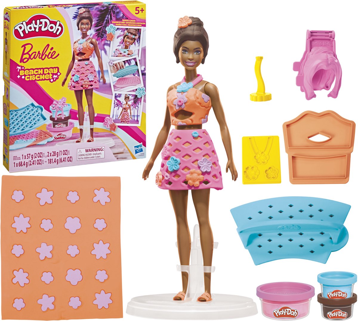 Play-Doh - Haakset Barbie op het strand - Kleiset — cadeau in Spellen & Speelgoed - foto 2