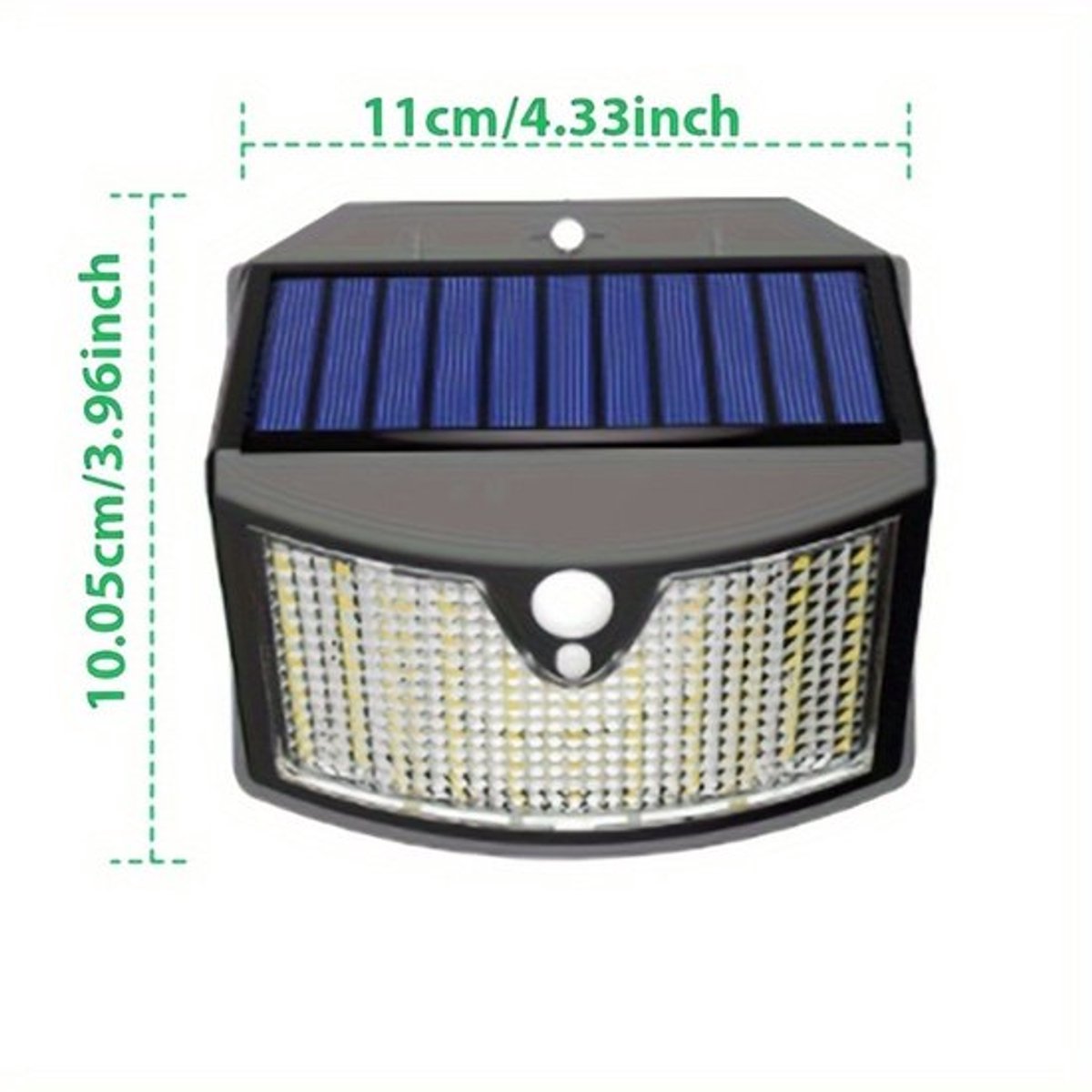 Op zonne-energie werkende oplaadbare wandlamp, terraslamp, decoratieve verlichting voor thuis, geschikt voor tuinen, garages, terrassen en looppaden - Stijl 4
