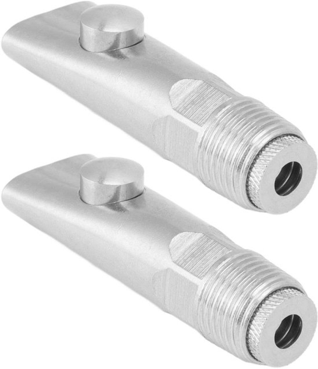 Varkensnippeldrinker - 2 Stuks - Roestvrij Staal - G1/2 Buitendraad - Hydratatieoplossing - Efficiënte Waterverdeling - Versterkt Lichaam - Varkensdrinknippel