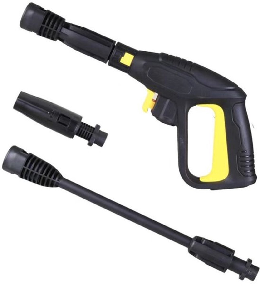 Hogedrukreinigingspistool – met verlengstang en snelkoppelingen, geschikt voor Kärcher K2 K3 K4 K5 K6 K7 (150 bar / 2175 PSI)