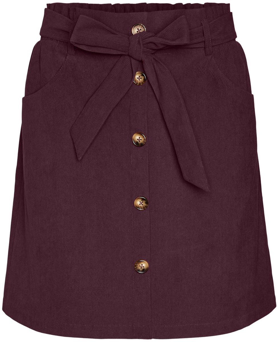 Vero Moda Curve Rok VMCVILJA High waist Korte Corduroy rok