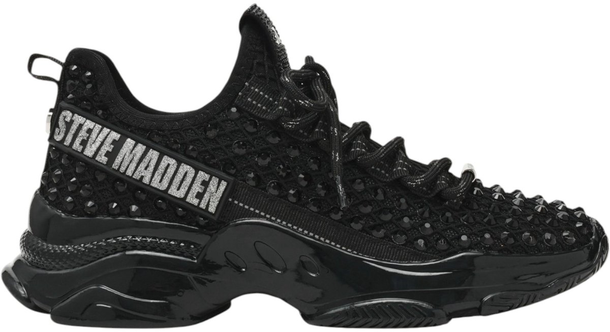 Steve Madden Dames Sneakers Zwart SM11005785/001 Mandalay-E