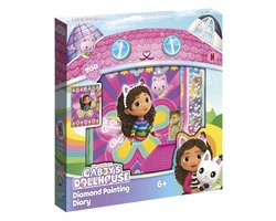 Gabby's Poppenhuis geheim dagboek met slot en diamond painting