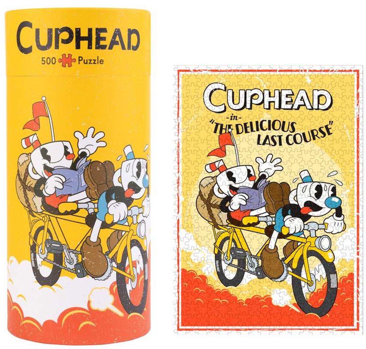 Grupo Erik Cuphead - Cuphead Explorer Riders 500 Pieces Puzzle Puzzel - Multicolours