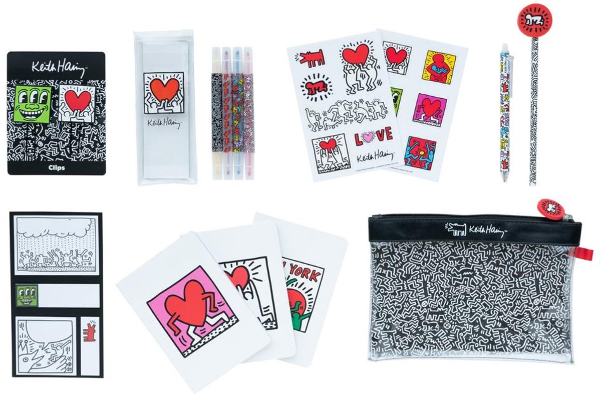 Grupo Erik Keith Haring Schrijfwarenset - Multicolours