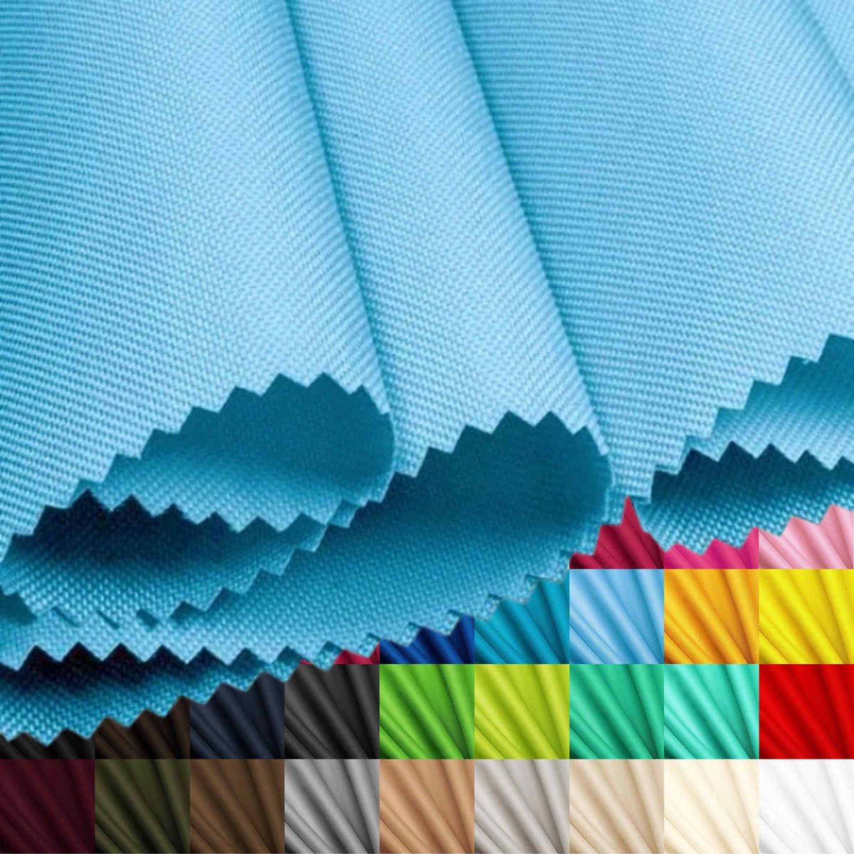 Lantigo Oxford 500D Stof Waterdicht Lichtblauw 160 cm Meterware 1 m – scheurvast & PU-gecoat