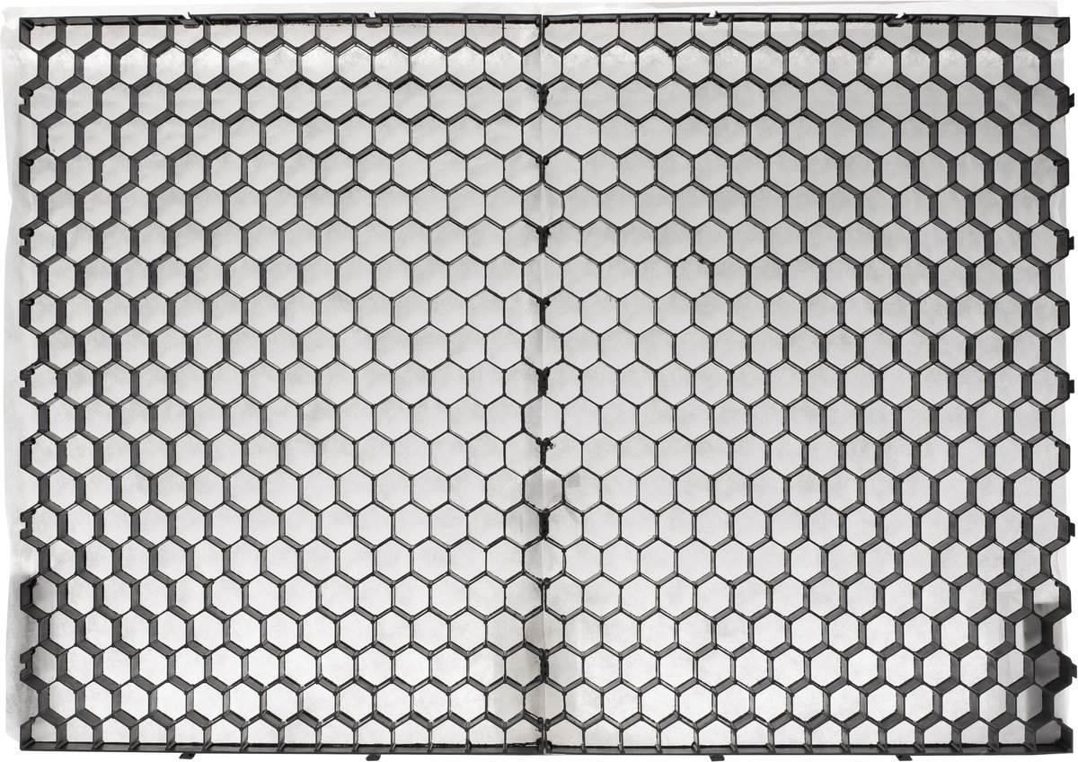 Grindmat met Worteldoek 115 x 80 cm Zwart | Per Stuk