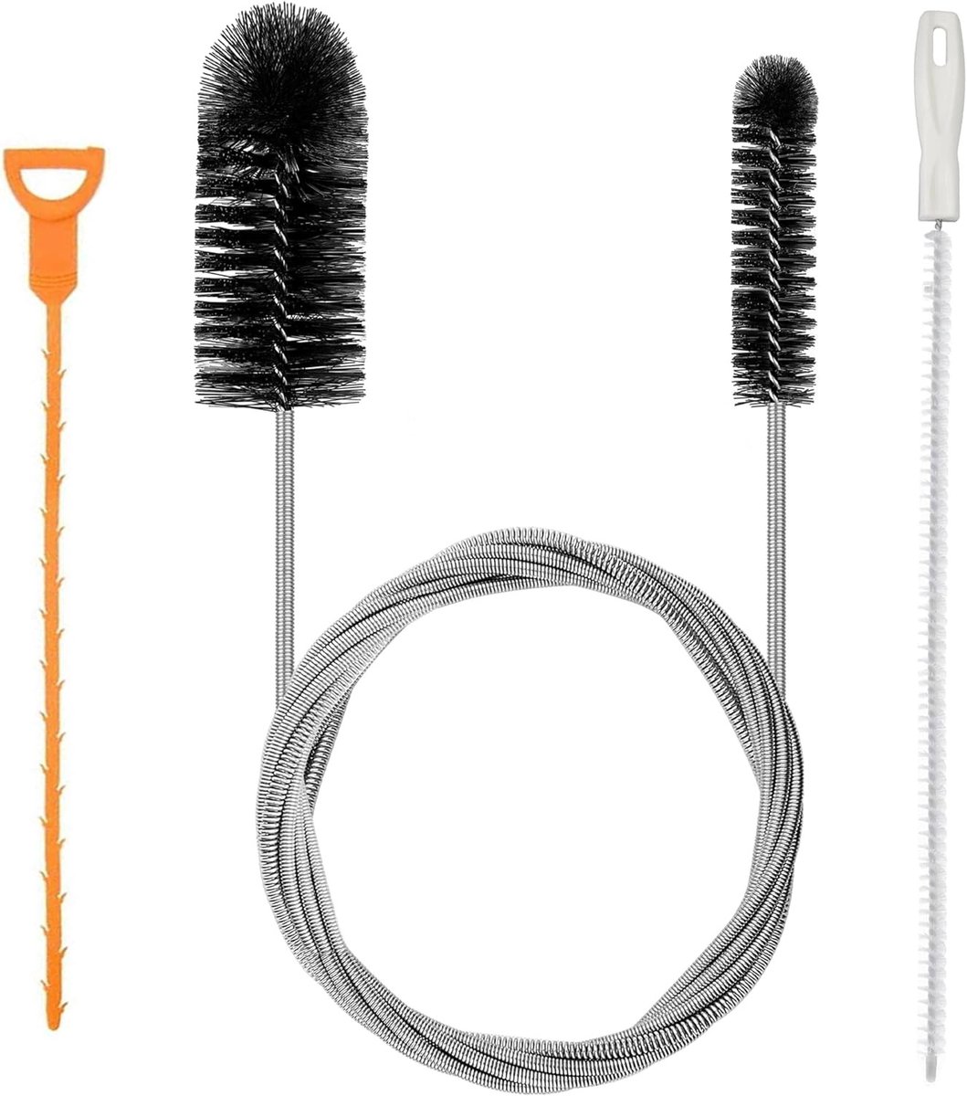 Effectieve Ontstopper voor Douche en Gootsteen - 3-delige Set voor Badkamer en Keuken, Ideaal voor Verstoppingen en Onderhoud