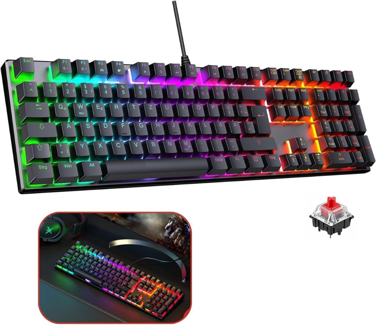 CLVP® Mechanical Keyboard - Mechanisch Toetsenbord Gaming