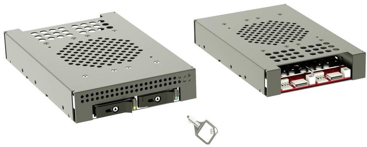SnelShoppen - 3,5 inch Harde Schijf Inbouwframe SAS - Stevig en Duurzaam - Ideaal voor Server en PC Upgrade - Met Montagebeugels - Zwart
