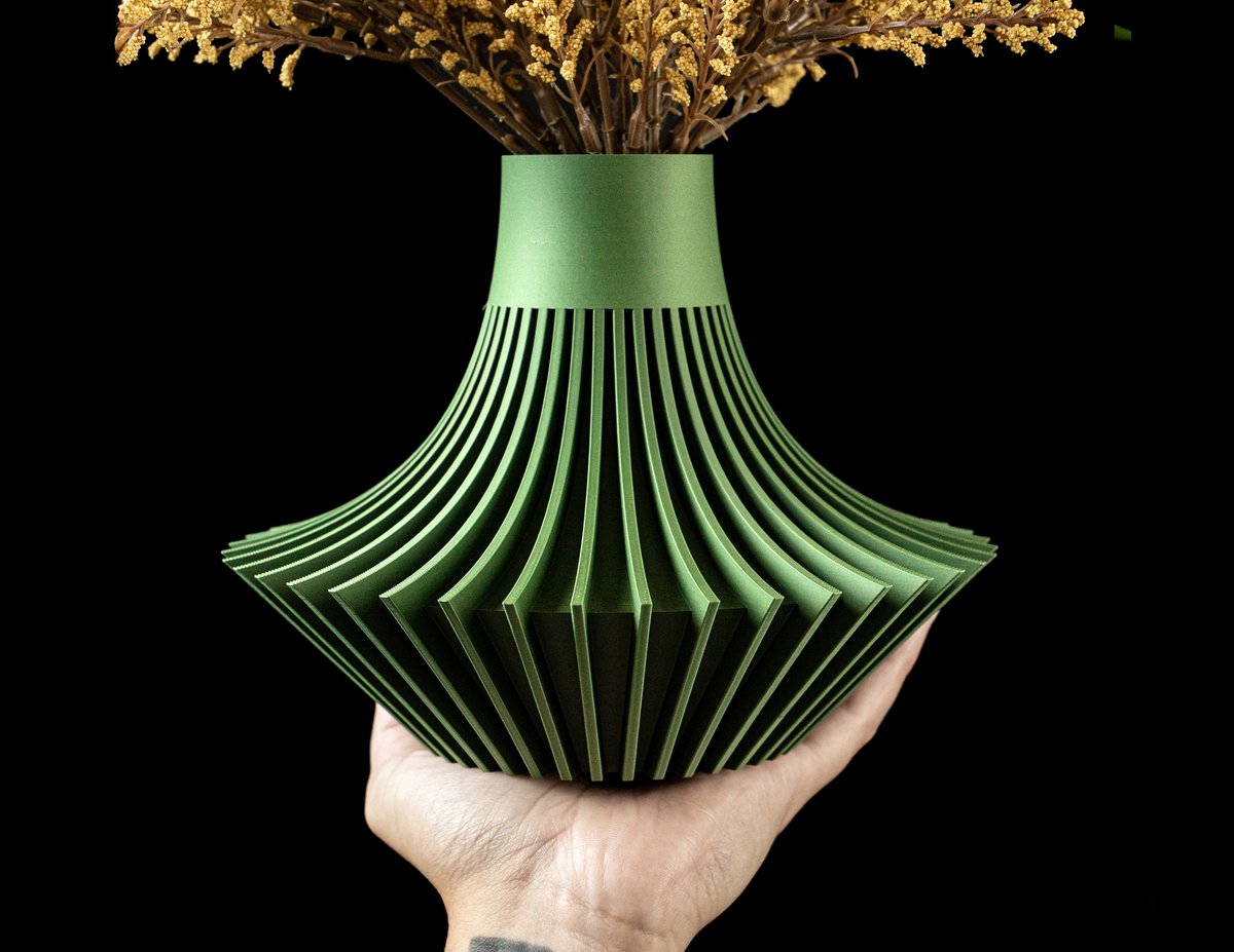 Skushy Vaas Yinflower - Geschikt voor Bouwbloemen - Japandi Designvaas voor Droogbloemen en Kunstbloemen - Sculpturale Decoratieve Vaas - Moderne Woondecoratie