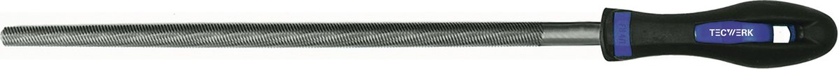 Werkplaatsvijl DIN 7261 L.150mm Q.6,3mm Kap 2 Rond 2K-Ergo TECWERK
