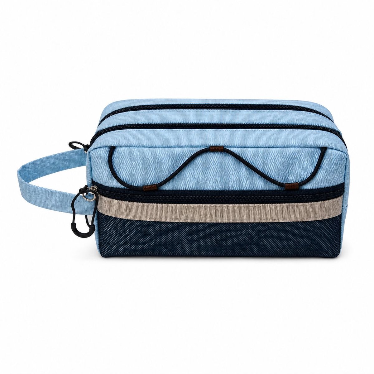 VHV-Pennenetui - Stijlvolle Potloodtas en Etui voor School, Kantoor en Dagelijks Gebruik - Lake Blue