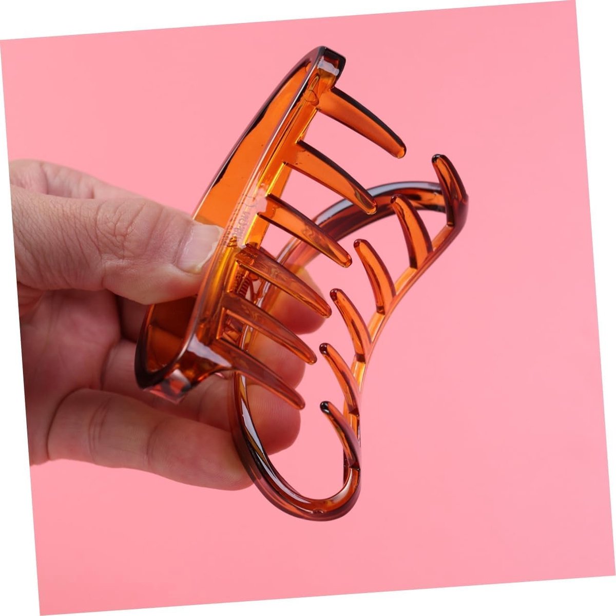3 Stuks Maanvormige Haarspelden van Kunststof - Antislip, Schokbestendig en UV-bestendig Haaraccessoires voor Dames en Meisjes, 9,5 cm