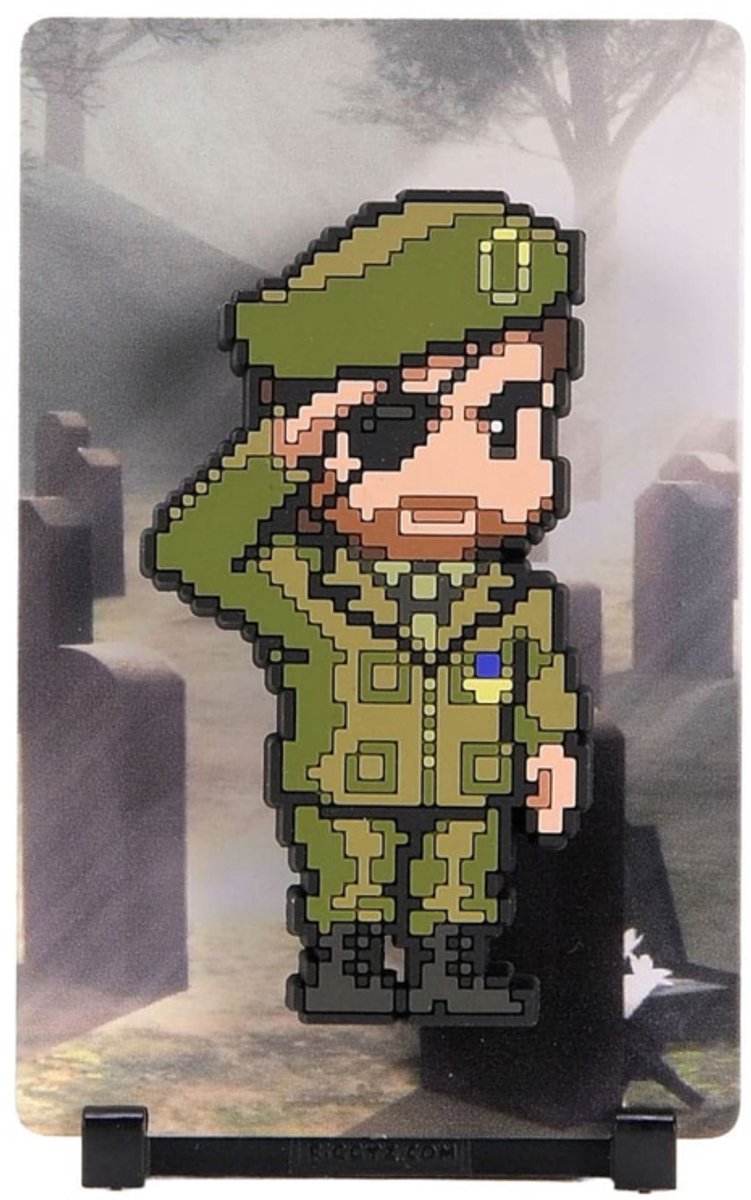 First 4 Figures Figgyz Metal Gear Solid 3 Big Boss Requiem Figuur Groen