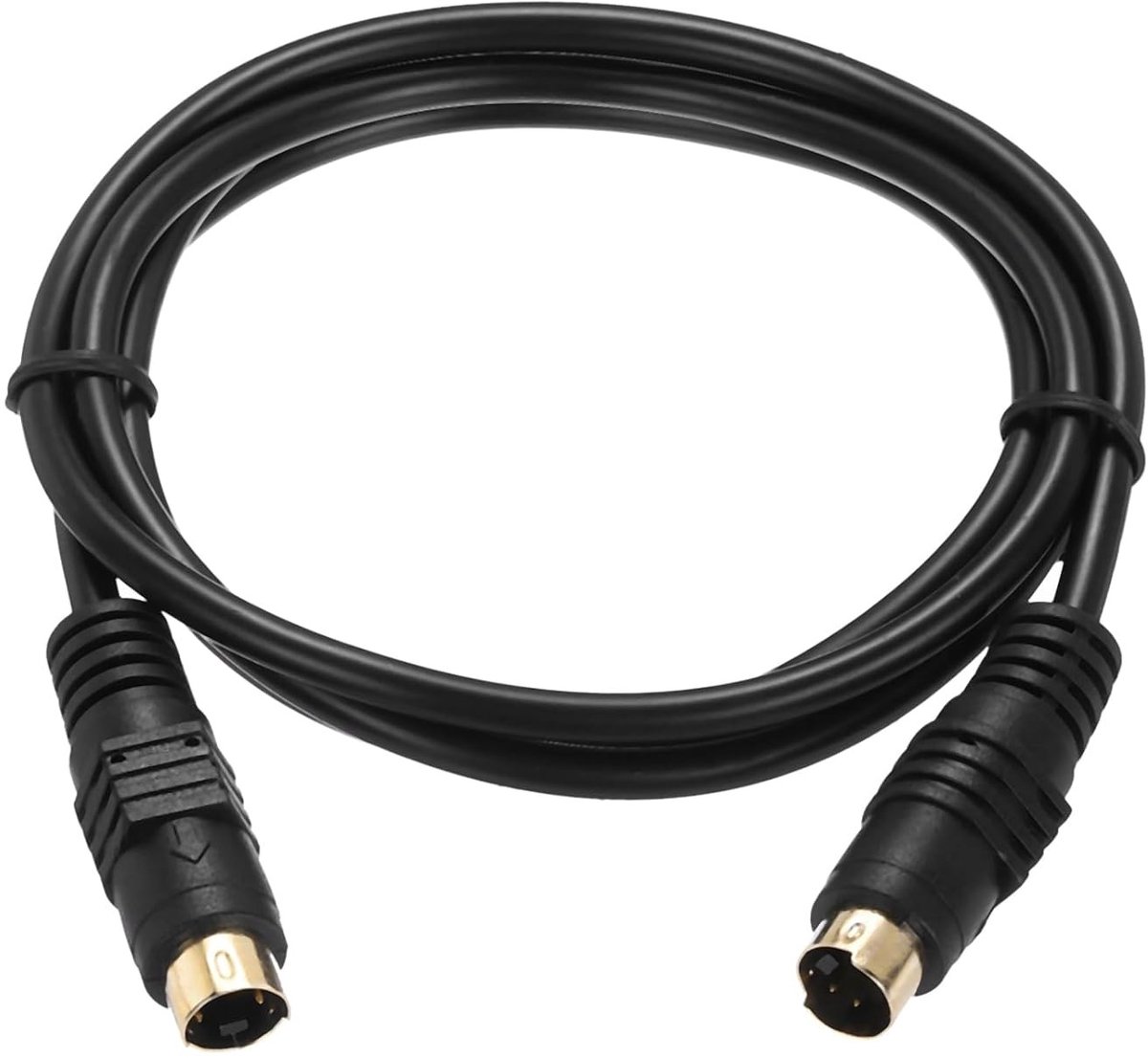 S-Video Kabel 1 m Mini DIN 4 Pin - Hoge Kwaliteit Videoverbinding voor TV en Beamer