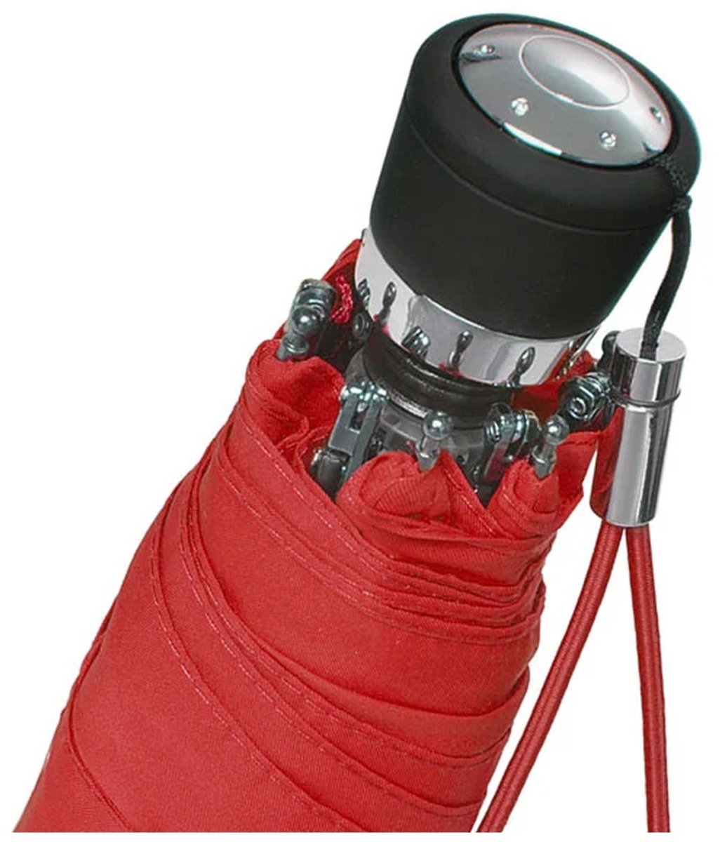 Davek Mini Paraplu – Compact & Lichtgewicht – Dieprood