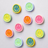 TLVX 10 stuks Smileys Magneten 3D / Leuke Koelkast Magneten / Vrolijke Foto magneten / Smile Whiteboard magneten / Speel- en Leer Magneten / School / Boodschappenlijst / Notitie / Memo bord / Kantoor / Schoolbord / Magnetisch / Kleur Magneetjes