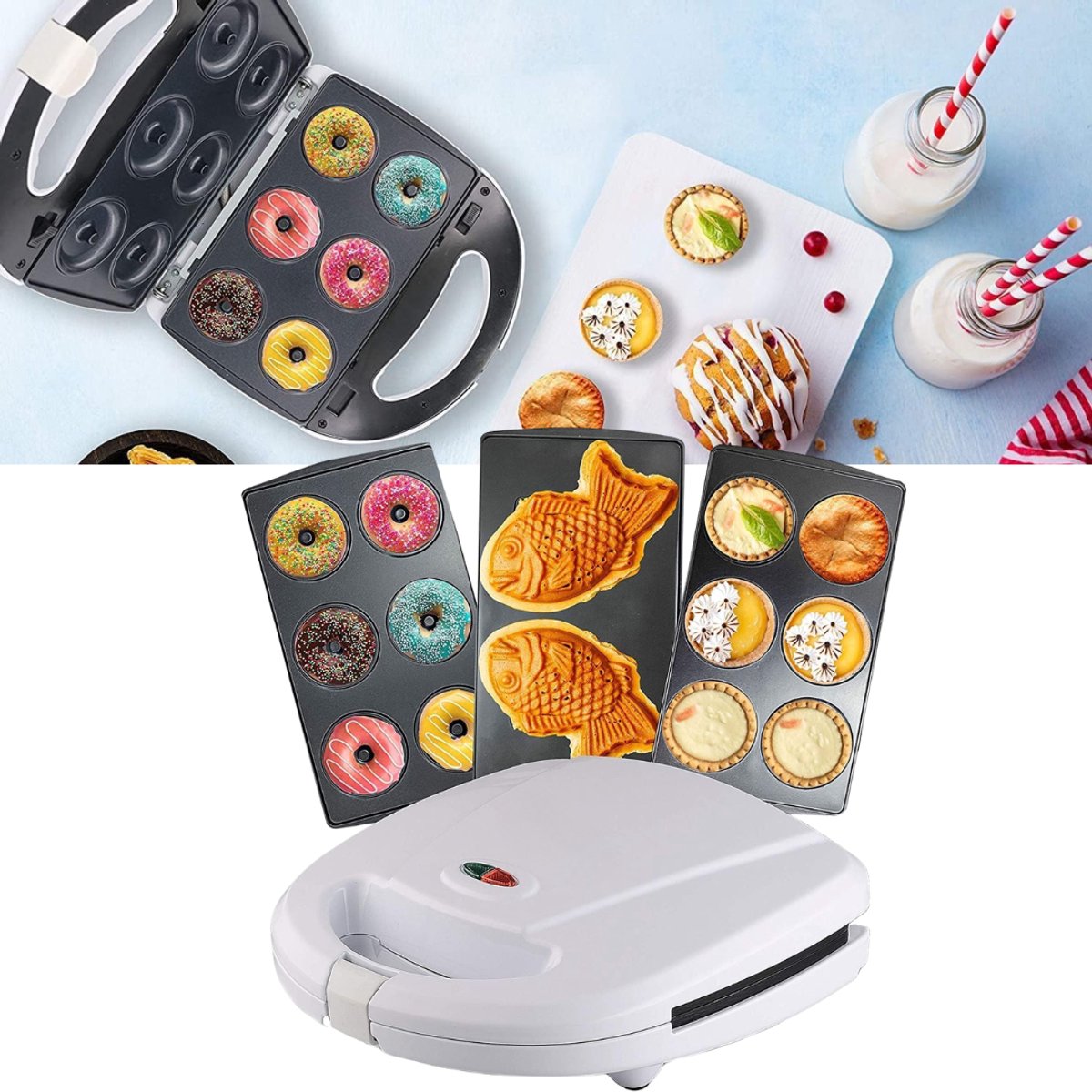 Zavio® Donutmaker - Donut Bakvorm - Donutmachine