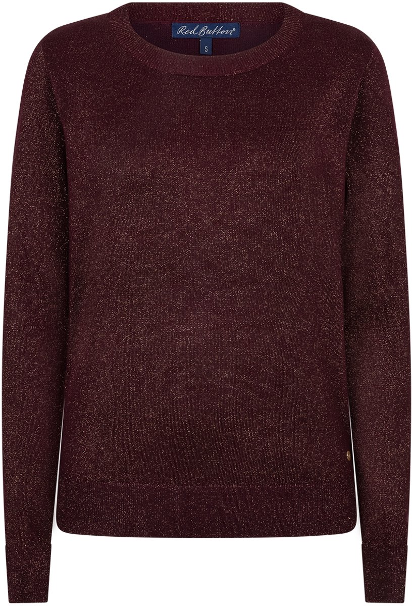 Red Button - Dames sweater - Maat XS - Vrouwen - Rood -