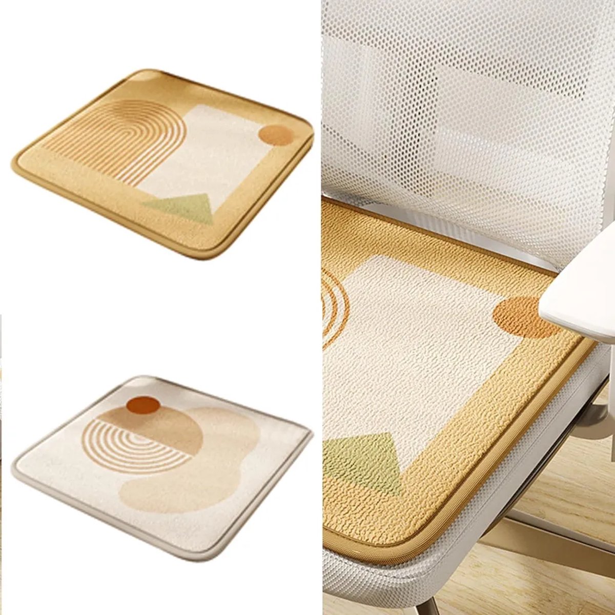 Comfortabel en antislip bureaustoelkussen, woondecoratie