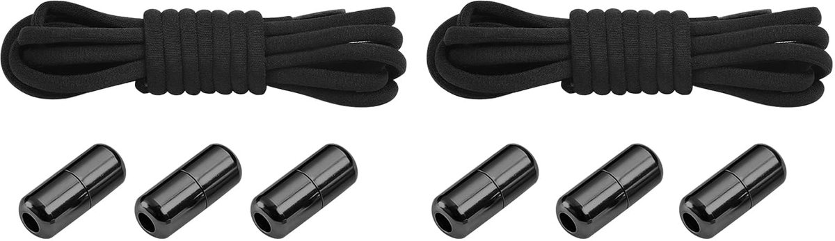flintronic 2 paar premium elastische veters, scheurvast, geen strikveters, polyester vervangende veters, schoenveters - ShopVlot