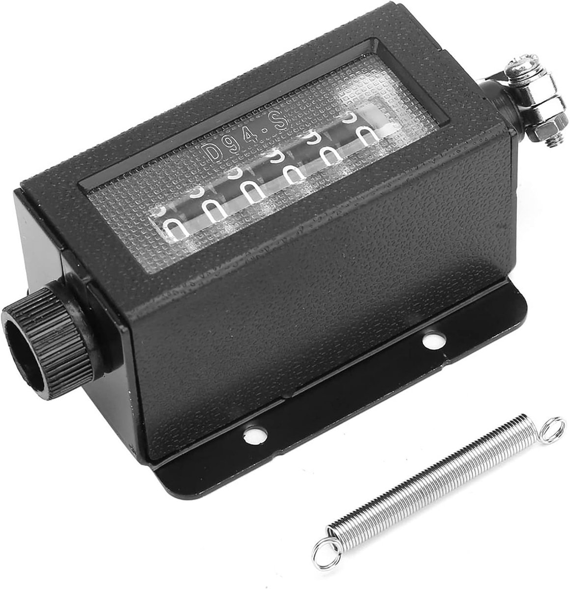 SnelShoppen - 6 Digit Mechanische Telmachine met Handmatige Reset, Ronde Klikker voor Tellers en Printers, 0-999999 Nauwkeurige Telling, Betrouwbaar N