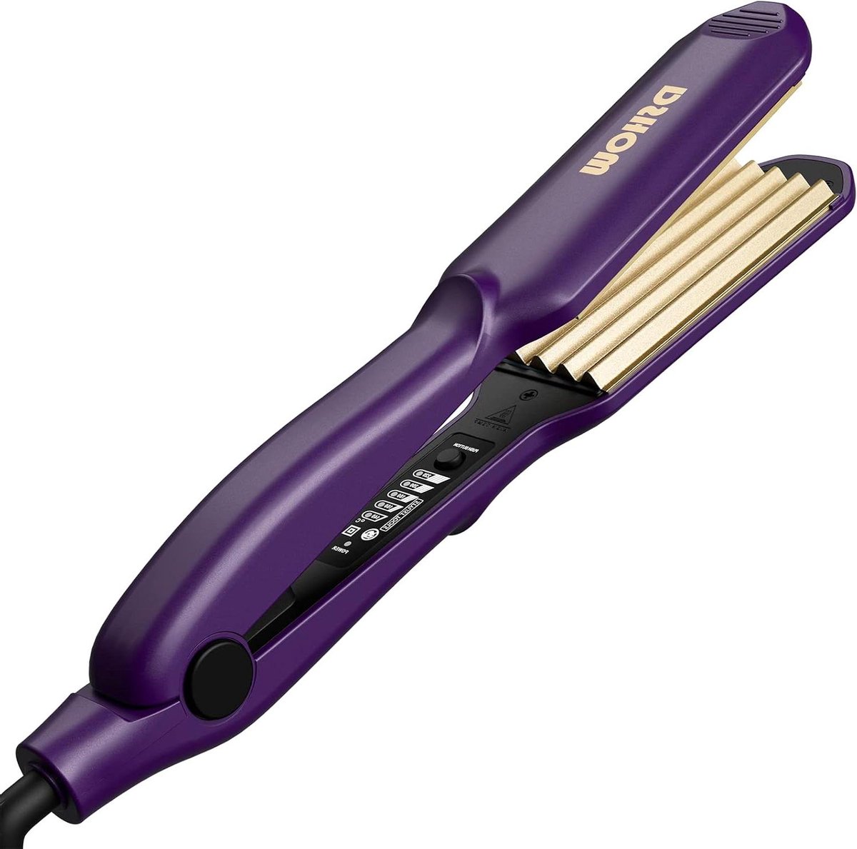 Haarkrimper - Stylingtool - Haar Stijlen - Instelbare Temperatuur - 32 x 8 x 8 cm - Paars