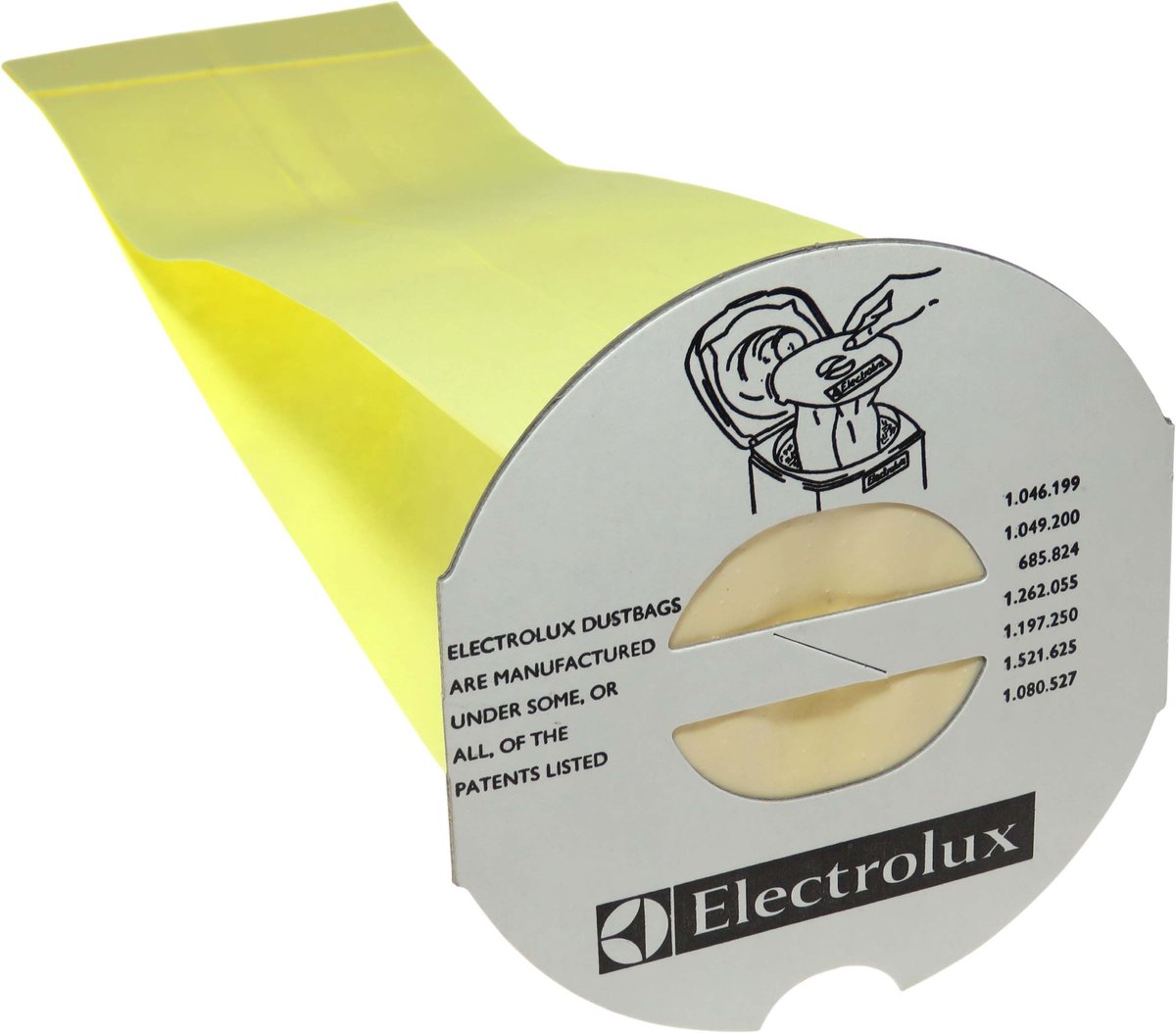 10 stuks Electrolux E4N papieren stofzuigerzakken voor series Z302 Z303 Z305 Z307 Z310 Z312 - nr. 9001959627
