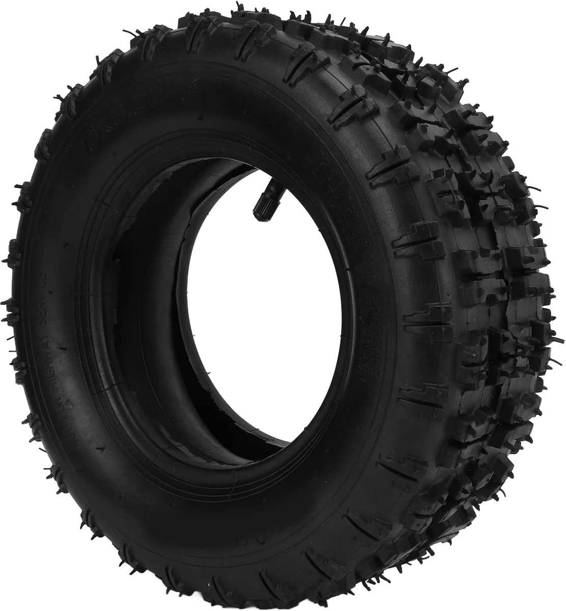 13x5.00-6 Tyre, Rubber 13x5.00-6 Lawn Mower Tyre 13x5.00-6 Inner and Outer Tires with Straight Valve Handle for - ShopVlot
