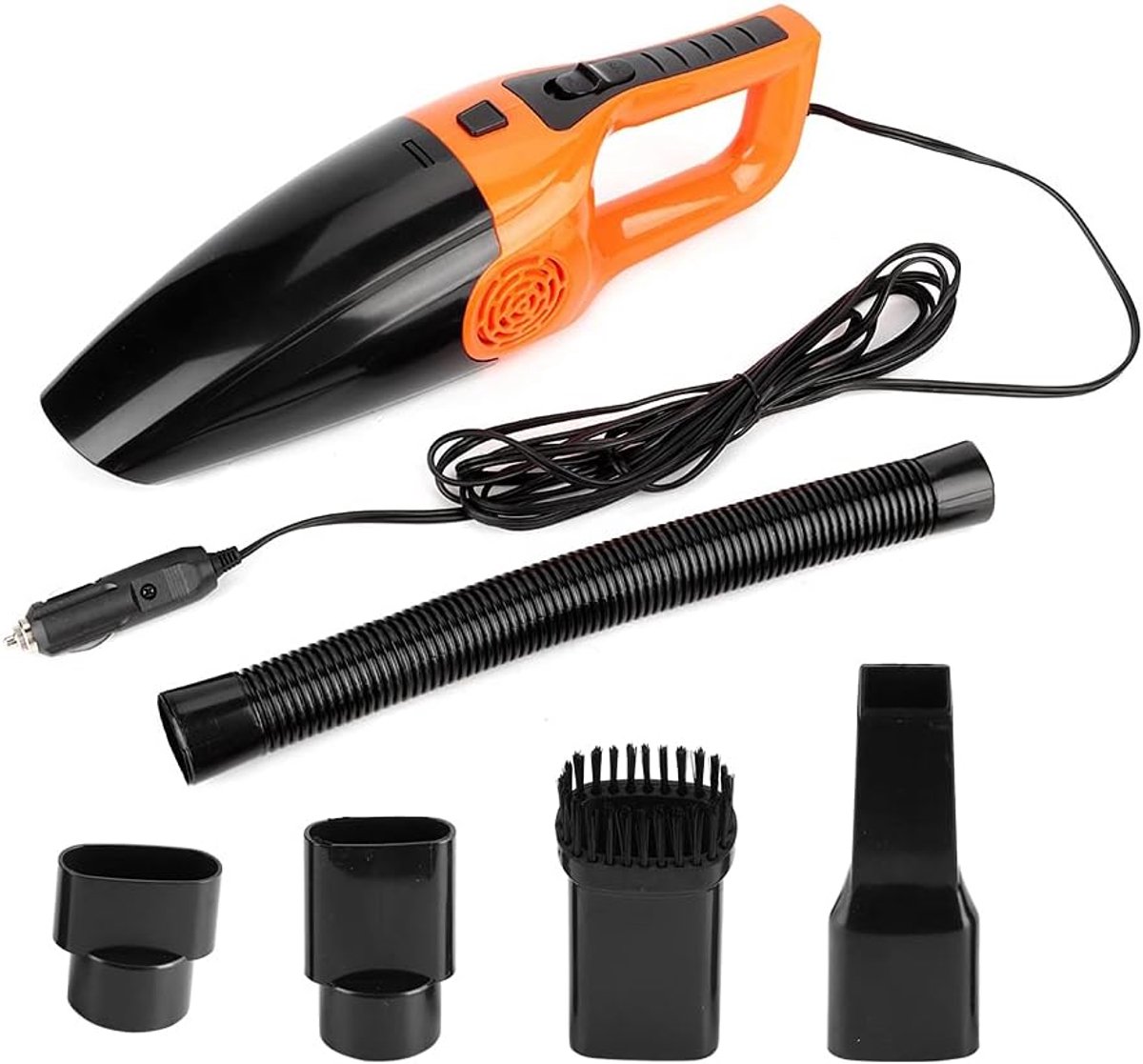 Auto stofzuiger 12V - Draagbare handheld - Nat en droog gebruik - Krachtige 3600Pa zuigkracht - ShopVlot